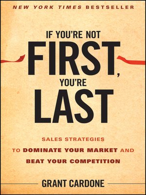 cover image of If You're Not First, You're Last